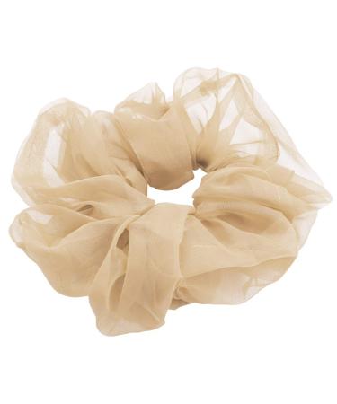 Daisy Del Sol 5 Pack Sheer Organza Pastel Color Hair Scrunchies - Assorted Earthy Tones - Buy Online on GoSupps.com