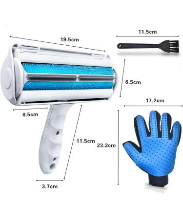Effective Ourtop 2.0 Animal Hair Remover Lint Roller & Brush for Pet Hair - Reusable for Furniture Bedding & Couch - Ideal for Dogs & Cats - Buy Online on GoSupps.com