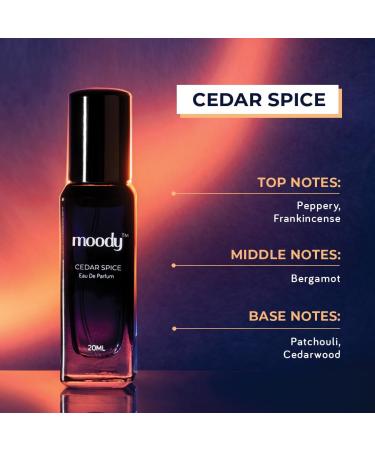Moody Cedar Spice & Citrus Musk Day To Night Combo Perfume Set For Men | Eau De Parfum | Gift Hamper For Men | Perfume Gift Pack | Men Perfume | Long Lasting Upto 8 Hours | Pocket Friendly | Pack of 2 - Buy Online on GoSupps.com