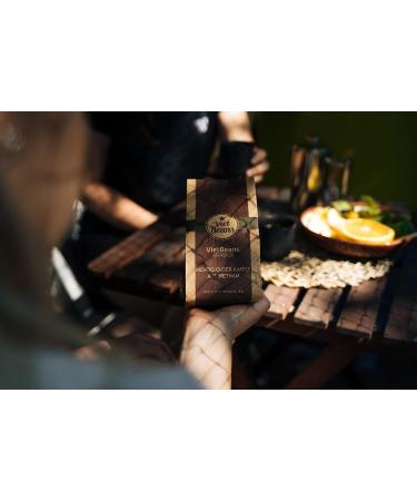 VietBeans 100% Arabica - Grains de caf Arabica entiers - Caf exclusif des Highlands - 250g - Buy Online on GoSupps.com