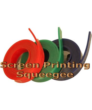 POVOKICI 50mm x 9mm x 6FT Silk Screen Printing Squeegee Blade - 70 Duro Polyurethane Rubber (Green) - Buy Online on GoSupps.com