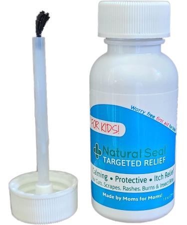 KeriCure Natural Seal Targeted Pain Relief for Kids 1oz - Soothing Hydrogel for Cold Sores, Rashes, and Insect Bites - Made in USA - Woman Owned Business - Buy Online on GoSupps.com