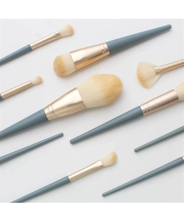 Professional Soft Makeup Brushes Set - Blue Eyeshadow & Eyebrow Brushes for Flawless Beauty - Buy Online on GoSupps.com