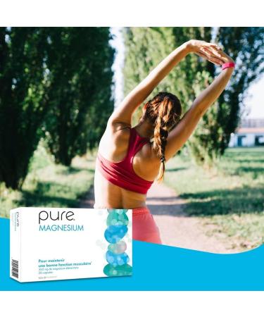 Pure Magnesium - 30 High Dosed Magnesium Capsules Nutritional Supplement Enriching for Your Health Vegan Magnesium Complex Vitamin Capsules - Buy Online on GoSupps.com