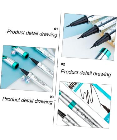 MUSISALY Very Fine Eyeliner Women Makeup Tools Supply Smudge-proof Eyeliner Eye Drawing Pen Liquid - Buy Online on GoSupps.com