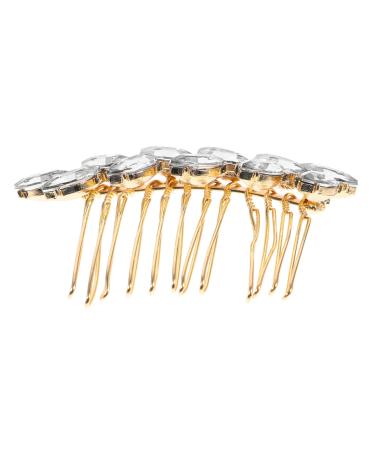 HAPINARY Fashionable Diamond Hair Accessories Side Comb Bridal Hair Clips Bridal Hair Comb Hair Side Comb Girl Headpiece Hair Comb Clip Decorative Hair Comb Decorative Hair Clip