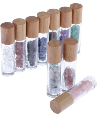 Buy BARENX 10pcs 10ml Empty Essential Oil Perfume Roller Ball Bottles - Refillable Pipette for Travel & DIY | International Shipping Available - Buy Online on GoSupps.com