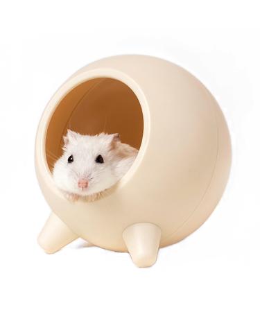Pawsayes Hamster Capsule House Hideout Bed Cushion Standing Cute Small Cozy Hut Nest Toy Cage Accessories for Hamster Mice Gerbils