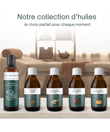 Relax Master Huile d'amande 100 % bio - 150 ml - Press e froid et pure - Huile d'amande douce pour cheveux peau et visage - Buy Online on GoSupps.com