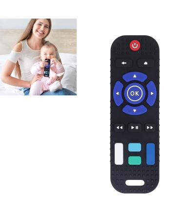 Silicone TV Control Teething Toy for Babies - Educational & Safe Cartoon Texture - Black - Buy Online on GoSupps.com
