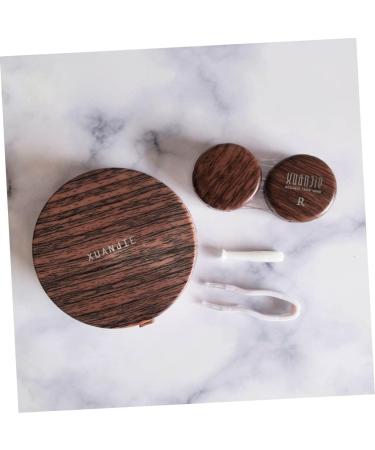 Solustrie Contact Lens Container Set - Vintage Eye Care Case with Mirror | International Shipping Available - Buy Online on GoSupps.com