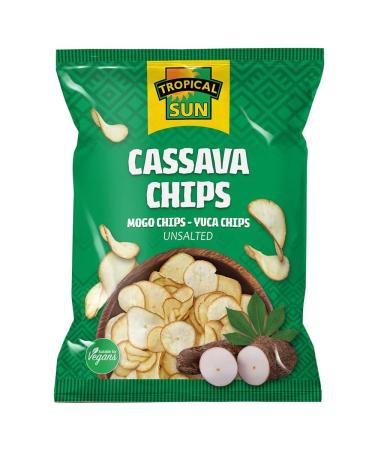 Tropical Sun Cassava Chips Unsalted 80g Box of 12-Fd