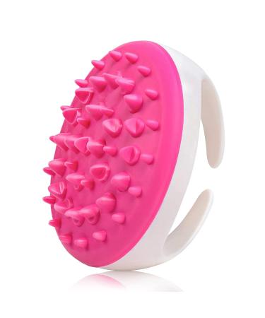 Avalon Anti Cellulite Massager  Silicone Body Brush & Cellulite Remover  Silicone Exfoliating Body Brush & Body Scrubber Improves Fat Deposits  Shower Massage Scrubber  Use with Cream or Oil - Pink Pink Massager - Buy Online on GoSupps.com