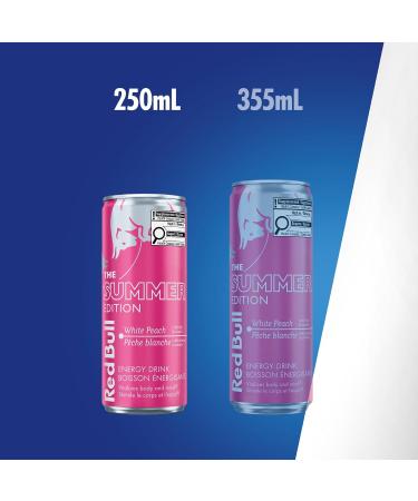 Red Bull Energy Drink - White Peach - 250ml - pack of 4 - Buy Online on GoSupps.com