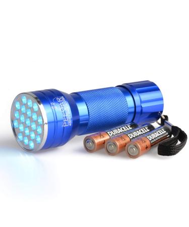 PeeDar 2.0 UV Pet Urine Detector Black Light LED Flashlight + Cat & Dog Behaviour Guide. Ultra Bright Optimal 380-385NM Wavelength Finds Invisible Stains Instantly! Stop Pet Pee Issues Forever