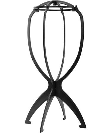Portable Collapsible Wig Stand Holder for Multiple Wigs - Durable & Travel-Friendly - Black - Buy Online on GoSupps.com