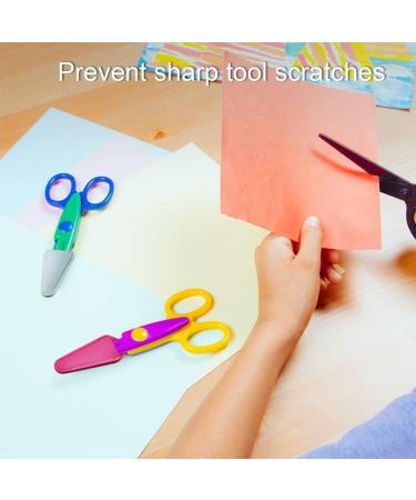 6 Pcs Embroidery Scissors Sheath Safety Scissors Protective Cover Leather Scissors Sheath Scissors Accessories Style2 - Buy Online on GoSupps.com