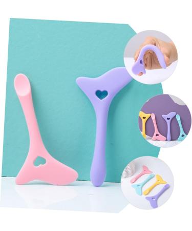 SOESFOUFU Eyeliner Aid Candy Lipstick Pink Tools Eye Makeup Eyeliner Guide Template Eyeshadow Pads Stencils Eyeshadow Guide Face Cream Spoon Eyeshadow Aids Violet Seal 11.7X5.9CM Violet - Buy Online on GoSupps.com
