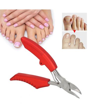 Men's Toenail Cuticle Scissors & File Set for Softening Skin - Red - Buy Online on GoSupps.com