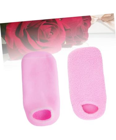 Healeved 2 Pairs Moisture Socks Gel Dry Feet Socks Gel Lining Socks Gel Socks Cotton Spa Socks Cracked Foot Lotion Socks Moisturizing Foot Wear Care Moisturizing Socks Miss Pink - Buy Online on GoSupps.com