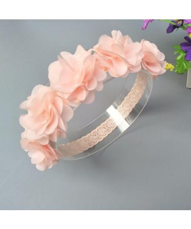 Fmeida Baby Girls Flower Headband | Stretchy Infant Hair Accessory for 4-24 Months | Soft Floral Birthday Headband in Red - Buy Online on GoSupps.com