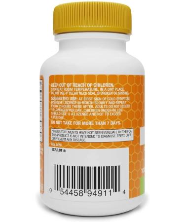 Basic Brands Zinc Lozenges 100 Count Orange Orange 100 Count (Pack of 1) - Buy Online on GoSupps.com