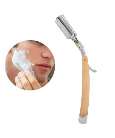 Men's Straight Razor - Portable Stainless Steel Manual Shaver & Blade-Free Trimmer - Buy Online on GoSupps.com