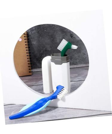 Minkissy Double-Headed False Toothbrush Cleaner - Self-Adhesive 3 Pack for Easy Dental Care - Buy Online on GoSupps.com