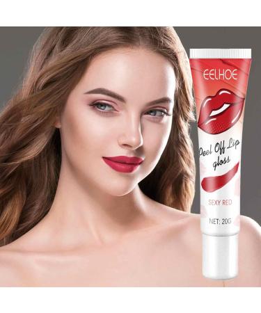  JPSDOWS Peel Off Lip Dye - Tear Off Waterproof Peel Reveal Lip Stain Lipstick Color Cup Peel Off Long Lasting Lip Gloss For Women Jpsdows - Buy Online on GoSupps.com