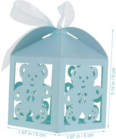 HOMSFOU 250 pcs manual wedding candy cases bride packing box carton candy box Christmas soap box candy gift cloth biscuit box wedding macaron box chocolate candy gift gift candy hollow - Buy Online on GoSupps.com