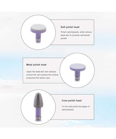Electric Foot Files 5 in 1 Multi-Functional Pedicure Tool Potrable Sturdy Hands and Feet for Exfoliate Manicure Pedicure Remove Dead Skin - Buy Online on GoSupps.com