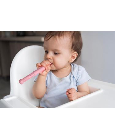 Okonkn 5-Set Baby Bite Tube & Teething Rings | BPA-Free Silicone Baby Accessories for 3 Months+ | Safe & Fun Teething Solutions for Boys & Girls - Buy Online on GoSupps.com