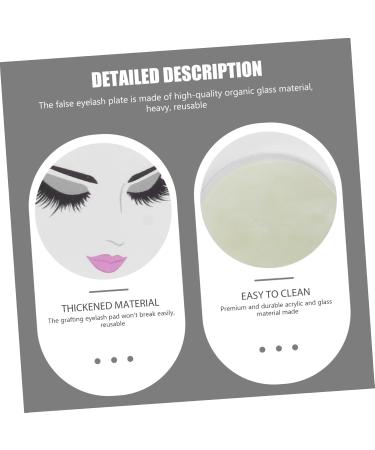 POPETPOP Beauty Tools 1pc Eyelash Grafting Board Lash Extension Pad Holder Lash Stands Forehead Lash Extension Cushion Eyelash Tool Lash Glue Gasket Acrylic White Accessories - Buy Online on GoSupps.com