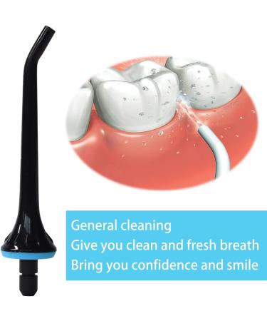 Replacement Tips for COSLUS SURFOU Hangsun Nicwell Water Flosser - Black Jet Tip Nozzles (3 Pack) - High-Quality Oral Irrigator Attachments for Enhanced Dental Care - Buy Online on GoSupps.com