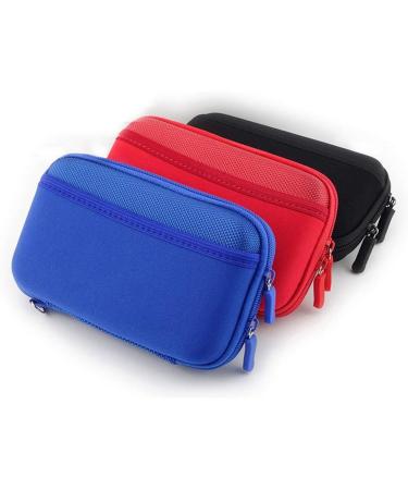 Diabetic Supply Travel Case Organizer Bag - Glucose Monitoring Blood Sugar Meter Test Strips & Medication Storage - Black - Buy Online on GoSupps.com