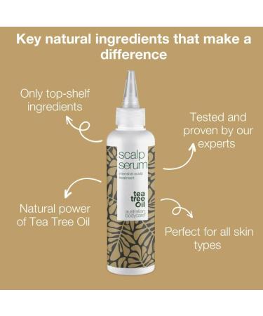 Australian Bodycare Scalp Treatment for Dry Itchy Flaky Scalp, Dandruff & Eczema - Tea Tree Oil Hair Cleanser (150ml) - Buy Online on GoSupps.com