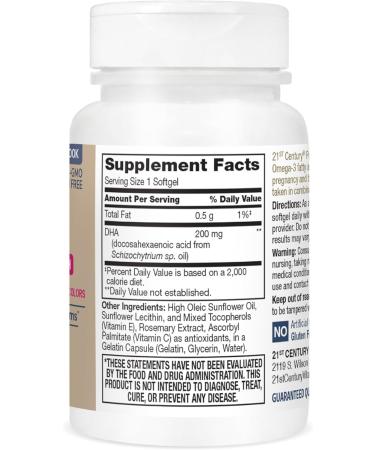21st Century PreNatal DHA Softgels - 30 ct Pack of 3 - Buy Online on GoSupps.com