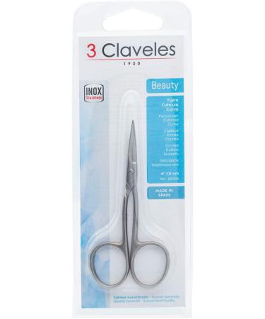 3 Nails Curved Scissors Cuticulas with Fine Tip and Sharpened Scissors Fine Points Stainless Steel Accessories Manicure No Tear Skin 10 cm 4 Inches Professional - Buy Online on GoSupps.com