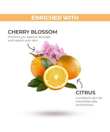 St. Ives Energising Body Wash (650ml) Citrus & Cherry Blossom Made with Plant-Based Cleansers & 100% Natural Extracts 16 oz Shower Gel - Buy Online on GoSupps.com