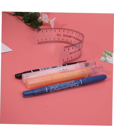 Beavorty Eyebrow Pencil 3pcs Marker Permanent Eyebrow Oil Microblading Wmtz_ for Kit Makeup Ladies Ruler Eraser Pen Eyebow Kit - Buy Online on GoSupps.com