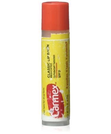 Carmex Everyday Protecting Lip Balm Stick Original SPF 15 0.15 ounces (Pack of 10)