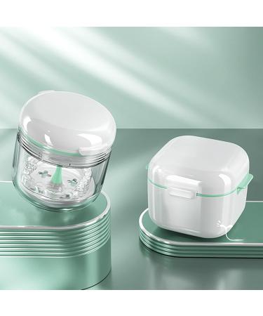 Portable Mundschutzetui & Retainer Cleaning Case - Transparent Dental Prosthesis Storage Container - Buy Online on GoSupps.com