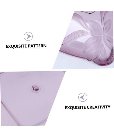 1pc Transparent Dried Fruit Plate Desktop Storage Tray re-usable 24X24CM As Shown - Buy Online on GoSupps.com