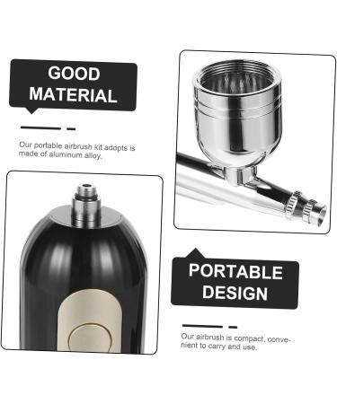WOONEKY 1 Set Airbrush for Cake Decorating Aluminum Alloy Airbrush Nails Airbrush Kit for Nails Black - Buy Online on GoSupps.com