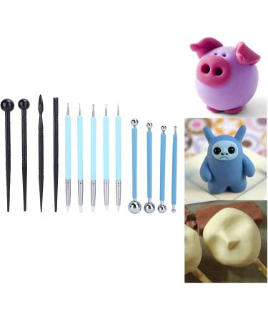 13 PCS Carving Modeling Clay Sculpting Tools Set - Premium Dotting Tools for Art Embossing & Nail Design - International Shipping Available - Buy Online on GoSupps.com