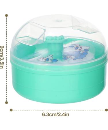 Pouppouste en bassin pour tout-petit - Kit de bouff e de poudre de corps doux pour les soins pour b b s | Applicateur de poudre en vrac rechargeable pour le bain routine cutan e infantile bouff e l Green - Buy Online on GoSupps.com