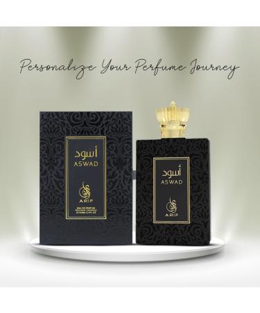 Aswad Perfumes Fresh & Long-Lasting Eau de Parfum for Men Apple Bergamot Sandalwood Vanilla Exotic Oriental Fragrance for Men 3.4 oz - Buy Online on GoSupps.com