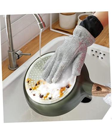BIXUEJ 1 Pair Household Dusting Gloves Dish Washing Gloves Cleaning Gloves Medium Plate Dish Towel Cutters Easy to Use - Buy Online on GoSupps.com