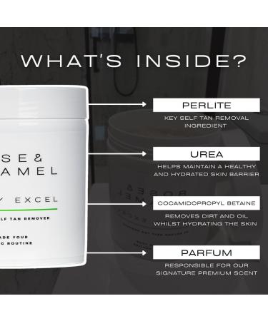 Rose & Caramel Purity Excel 60 Second Fake Tan Remover 440ml - Mango & Pomegranate Scent - Buy Online on GoSupps.com