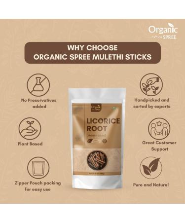 Organic Spree Mulethi Sticks & Haritaki Supplement 150g & 120 Tablets Pure Yashtimadhu & USDA Organic Terminalia Chebula Herbal Digestive & Immune Health Support - Buy Online on GoSupps.com